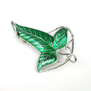 Elfe de no?l élégant arbre vert feuille broche pour femmes hommes Costume pendentif collier cape fermoir broches Cosplay bijoux - Publicité