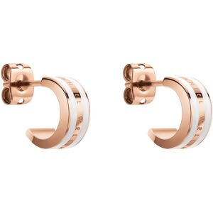 Boucles d'oreilles Daniel Wellington Emalie DW00400148 Plaqué or rose - Publicité