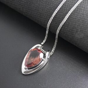 Bolaijewelry Collier avec pendentif diaspora en forme de V, couleur changeante, en argent Sterling 925 véritable, bijoux fins en Zultanite pour femmes, chaîne gratuite - Publicité