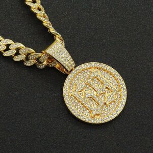 RUI RUI YU Diamant Non. Collier avec pendentif de marque 69 pour hommes, chaîne en or Miami, bijoux à breloques - Publicité