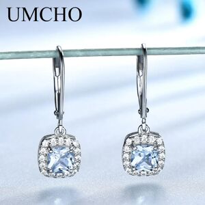 UMCHO Valentines Day Gift Zircon Stone Drop 925 sterling silver Women's Earrings Fashion Elegant Party Jewelry Earrings with stones - Publicité