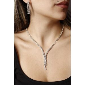 Waterway – ensemble collier et boucles d oreilles, pour Occasions spéciales, mariage, fiançailles, robe de soirée, ras du cou - Publicité