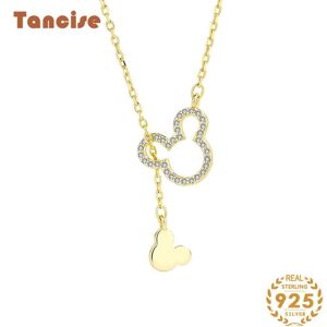 Tancise – collier avec pendentif classique en argent Sterling 925 et Zircon, cadeau à la mode pour femmes - Publicité