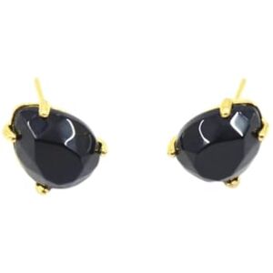 Tesselite Boucles d'oreilles en Pierre Boucles d'oreilles en Pierre Naturelle améthyste Quartz Rose Aventurine Onyx Jante Jaune pour Femmes Bijoux de Mode Cadeau de Charme, Onyx, Taille Unique - Publicité