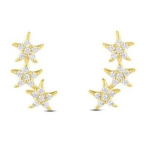 Stroili Oro Women's starfish earrings in 9Kt yellow gold Stroili Bon Ton - Publicité