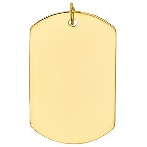 JewelryWeb Collier avec pendentif en or jaune 14 carats pour femme, One Size, Métal Or jaune Doré Métal Or jaune, Pas de gemme - Publicité