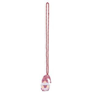 Leadthin Collier de Saint-Valentin mignon Cupidon rouge lèvre d'amour pendentif exquis élégant festival déguisement carnaval décoration plastique, Comme décrit, Pas de gemme - Publicité