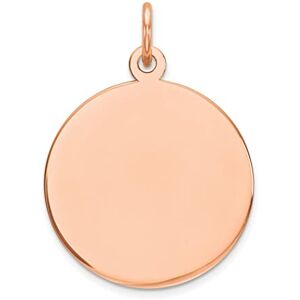 JewelryWeb Collier avec pendentif disque rond en or rose 14 carats pour femme, One Size, Métal Or rose Doré Métal Or rose, Pas de gemme - Publicité