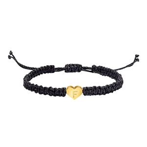 Yavion Cadeau Empilable Bijoux Personnalisé 26 Initial Bracelet 18K Plaqué Or Lettre Bracelet Tissé Dainty Coeur Charme Bracelet Bracelet Tissé Pour Hommes Femmes Messages Choix Connecté Jonc - Publicité