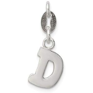 JewelryWeb Collier avec pendentif en argent sterling 925 poli massif avec monogramme D 16 x 7 mm de large Bijoux pour femme, Initial: D, Métal Argent Argent sterling, Pas de gemme - Publicité