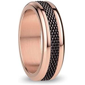 BERING Combinaison de Bagues Échangeables pour Femme en Or Rose et Marron avec le Système Unique Twist & Change, Yenisei - Publicité