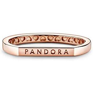 Pandora Bague de Stacking avec Logo en Argent Sterling Rose Taille 52 - Publicité