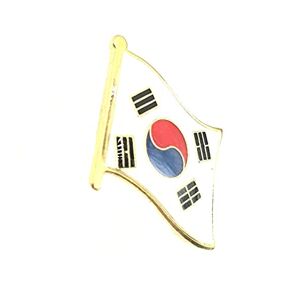 SNS Components Pin's en métal avec drapeau de la Corée du Sud, Métal - Publicité