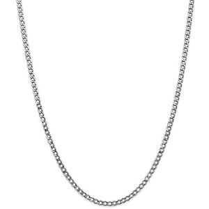 JewelryWeb Chaîne semi-solide en or 14 carats 3,35 mm pour femme – 66 cm, One Size, Or Métal Doré Métal Métal précieux, Pas de gemme - Publicité