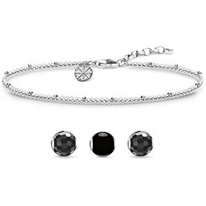 THOMAS SABO Sabo SET060-023-11-L19v Parure de bijoux pour femme en argent sterling 925, 19 cm, Argent sterling, Zircone cubique - Publicité