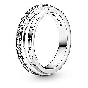 Pandora Femme Argent Sterling 925 Oxyde de Zirconium Bague - Publicité