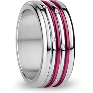 BERING Combinaison de Bagues Échangeables pour Femme en Argent et Violet avec le Système Unique Twist & Change, Yukon - Publicité