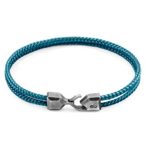 ANCHOR & CREW Bracelet Cromer Argent Et Corde Bleu Océan Homme 19cm - Publicité