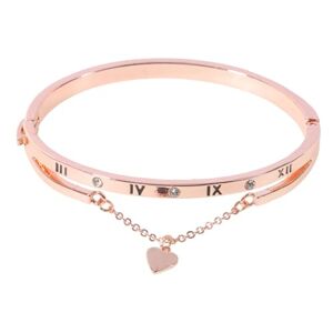 Holibanna Bracelet Romain Bijoux Coeur Bracelet Fille Bracelets Bijoux Femme Bracelet Romain Couple Cadeaux Bijoux Pour Filles Bracelet Bracelet Manchette Bracelet Numéro Amitié Réglable - Publicité