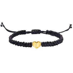 Ashleyzj Personnalisé 26 Initial Bracelet 18K Plaqué Or Lettre Bracelet Tissé Dainty Coeur Charme Bracelet Bracelet Tissé Pour Hommes Femmes Filles Couleurs Naturelle Lune Avec Phrases Anneaux (L, One Size) - Publicité