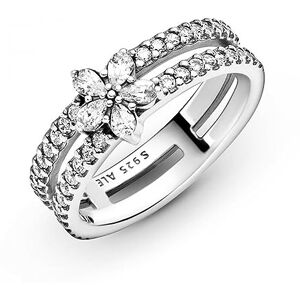 Pandora 199236C01 Bague Femme Flocon de Neige Brillant Argent, 54mm, Métal précieux, Oxyde de Zirconium - Publicité