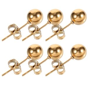 GALPADA 3 Paires boucles d'oreilles en acier titane puces d'oreilles femme earrings for women bijoux doreille boucles doreilles boucles d'oreilles pour femmes boucles d'oreilles femme Mode - Publicité