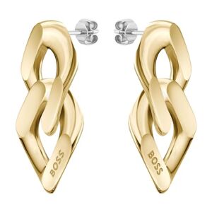 BOSS Jewelry Clous d'Oreilles pour Femme Collection Olimpia Or Jaune - Publicité
