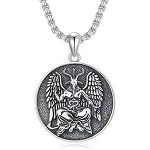 Shusukue Pendentif viking avec pendentif arbre de vie en argent sterling 925 Collier avec amulette Bijou viking Cadeau pour homme et femme, Argent sterling - Publicité