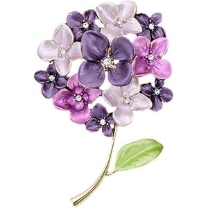 SHOUKAII Broche Broches Accessoires de Mode Fleur Broche Broche Écharpe Clip Punaises Pin Collocation for DIY Bouquets De Mariage Décoration Broche Broches Accessoires Vêtements - Publicité