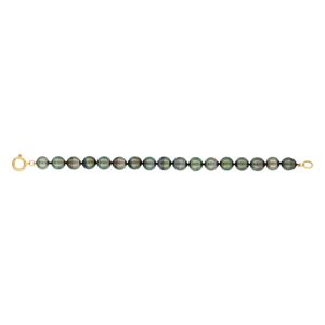 Bracelet or 750 jaune perles de culture de Tahiti 20 cm- MATY