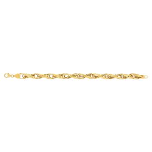 Bracelet or jaune 750 18,5 cm- MATY