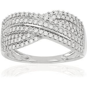 Bague or blanc 750 diamants- MATY 48,49,50,51,52,53,54,55,56,57,58,59,60,61,62