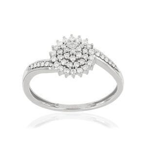 Bague or 375 blanc diamants- MATY 48,58,57,60,55,56,53,54,52,49,51,50,59,61,62