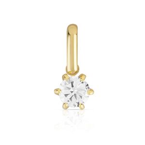 Pendentif or 750 jaune diamant 0.25 carat H/SI- MATY