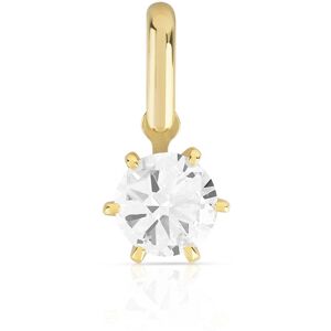 Pendentif or 750 jaune diamant 0.40 carat h/si- MATY