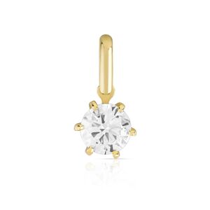 Pendentif or 750 diamant 0.50 carat H/P1- MATY