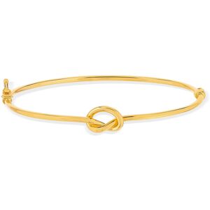 Bracelet jonc or 750 jaune noeud- MATY