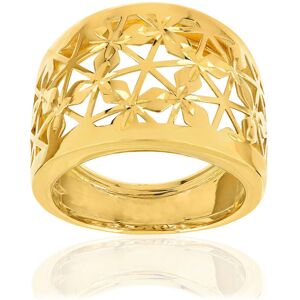 MATY OUTLET -Bague or jaune 375 49-50,51-52,53-54,55-56,57-58,59-60,61-62