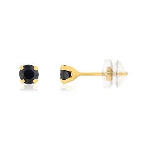 Boucles d'oreilles or jaune 375 saphirs- MATY