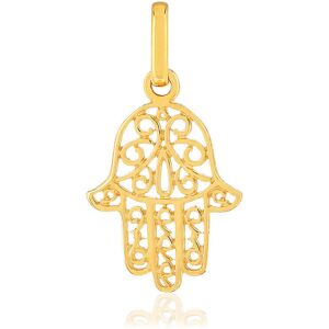 Pendentif main de Fatma or jaune 375- MATY