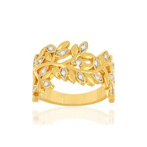 MATY OUTLET -Bague plaquÃ© or 2 tons zirconias 49-50,51-52,53-54,55-56,57-58,59-60,61-62,63-64