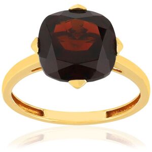 Bague or jaune 750, 1 grenat Rhodolite de 5,13 carats.- MATY 50,51,52,53,54,55,56,57,58,59,60,61,62