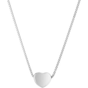 MATY OUTLET -Collier acier coeur 45 cm