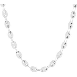 Collier argent 925 maille grain de cafÃ© 60 cm- MATY