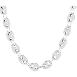 Collier argent 925 maille grain de cafÃ© 60 cm- MATY