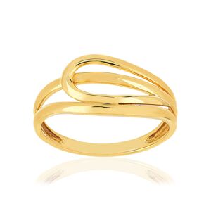 MATY OUTLET -Bague or jaune 375 49-50,51-52,53-54,55-56,57-58,59-60,61-62