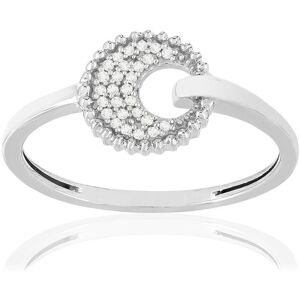 Bague or blanc 375 diamants- MATY 48,49,50,51,52,53,54,55,56,57,58,59,60,61,62