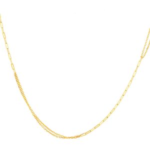 Collier or 375 jaune 45 cm- MATY