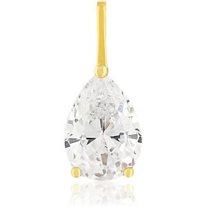 Pendentif or 375 jaune zirconia- MATY