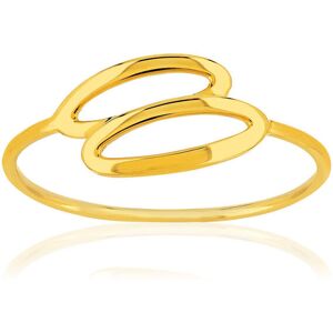 Bague or jaune 750 motif ovale- MATY 49-50,51-52,53-54,55-56,57-58,59-60,61-62